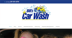 Desktop Screenshot of billscarwash.com